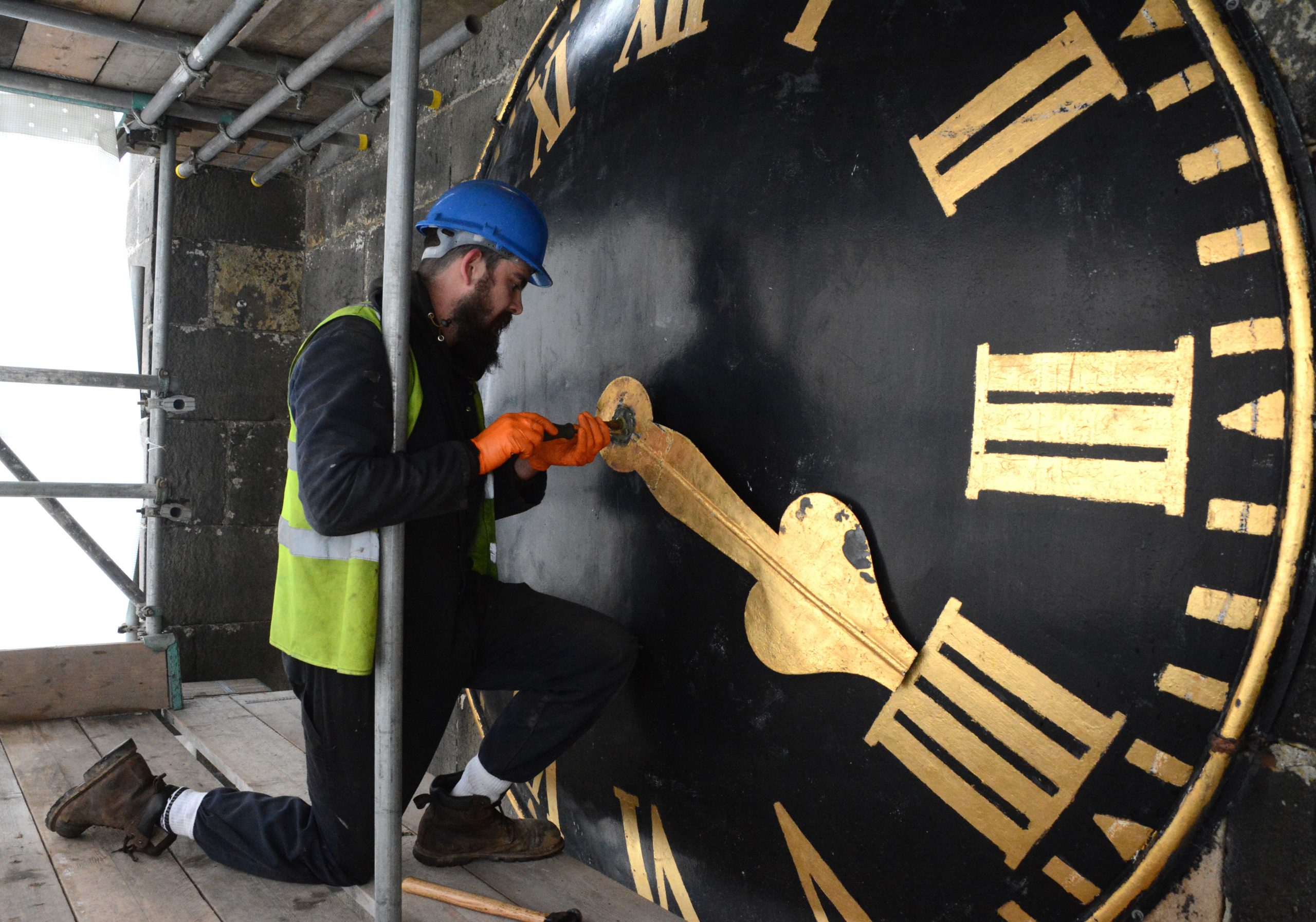 PRIORY TOWER REPAIRS GO LIKE CLOCKWORK